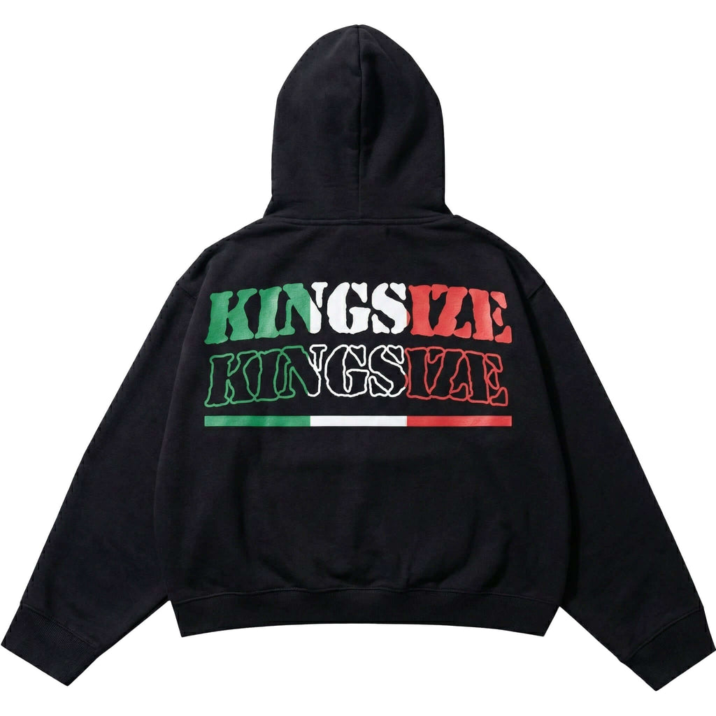 KINGSIZE ITALIA HOODIE - ASH KINGSIZE